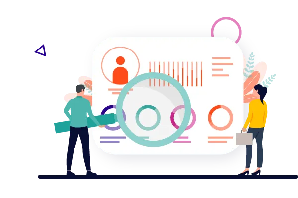 Manager reviewing agent call performance analytics in Preview Dialer™ dashboard